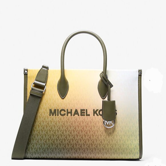 Michael Kors Mirella Small Ombré Signature Logo Crossbody Bag - Picture 1 of 3